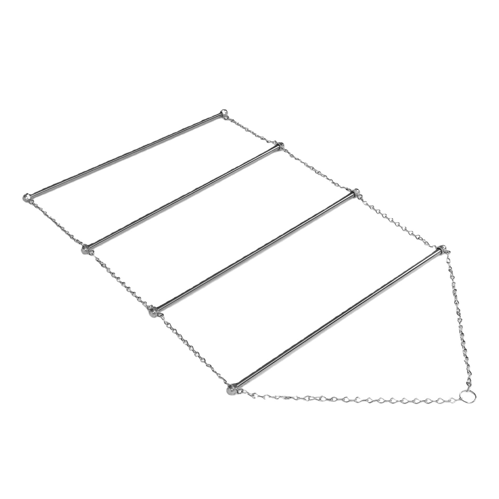 Denash Horse Blanket Rack con 4 Barre Appendiabiti, Folding Saddle Pad