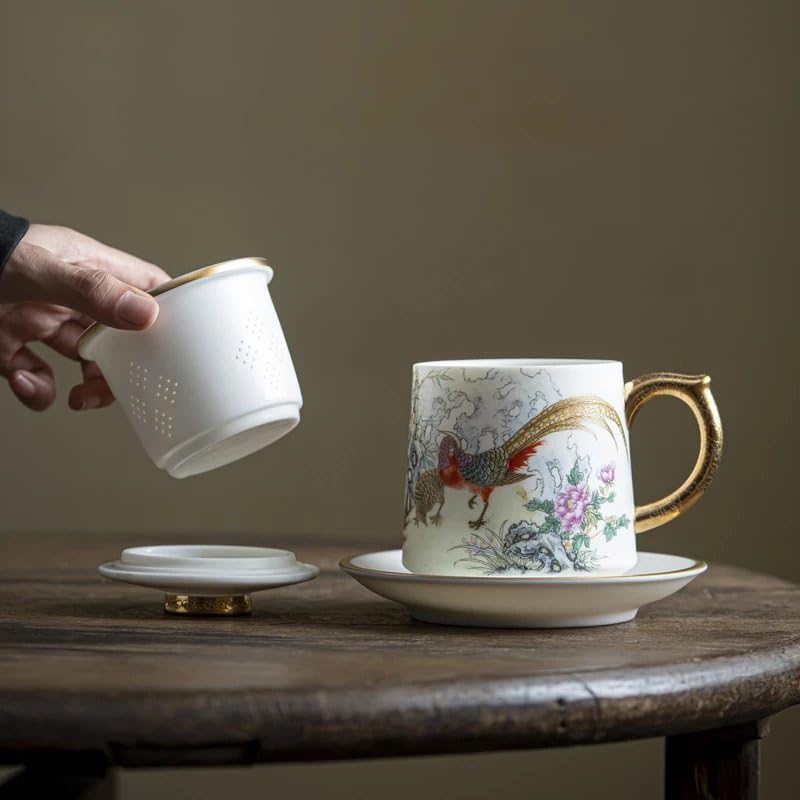 Filiżanki do matcha chińska filiżanka do herbaty podróżny kubek do kawy retro osobisty kubek do herbaty dom gościnność kubek gospodarza ręcznie robiony ceramiczny zestaw do herbaty Kung Fu