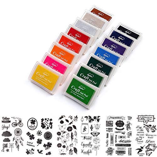Amycute 26 colores niños pintura de dedos y Sello de silicona para...