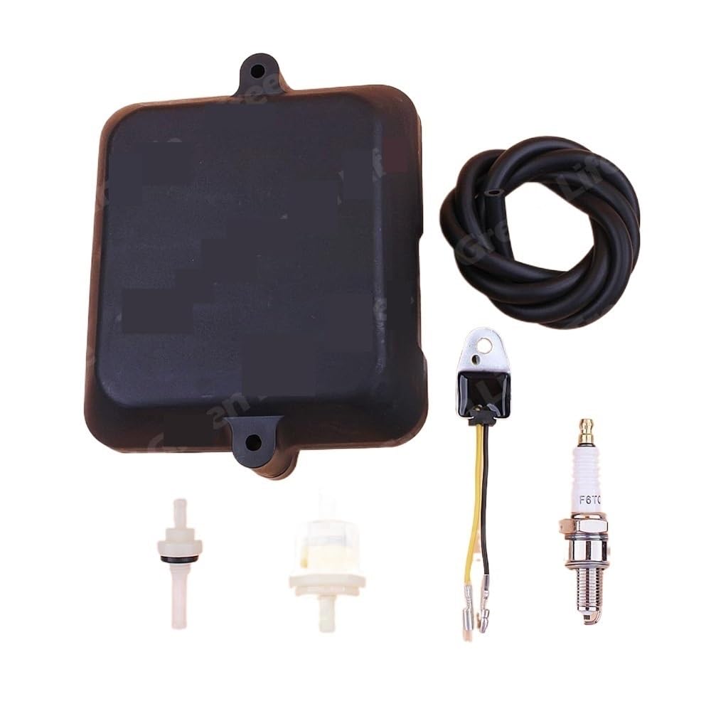 Conjunto de Cubierta de Filtro Compatible con Ho-nd GX100 Interruptor de Parada de línea de Filtro de Combustible Herramientas y Equipos de jardinería del Motor