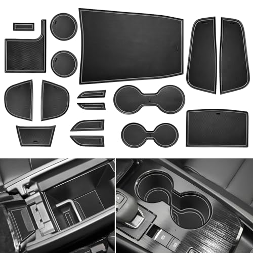 Forro para consola central Nissan Rogue 2021-2026 gris miniatura 1