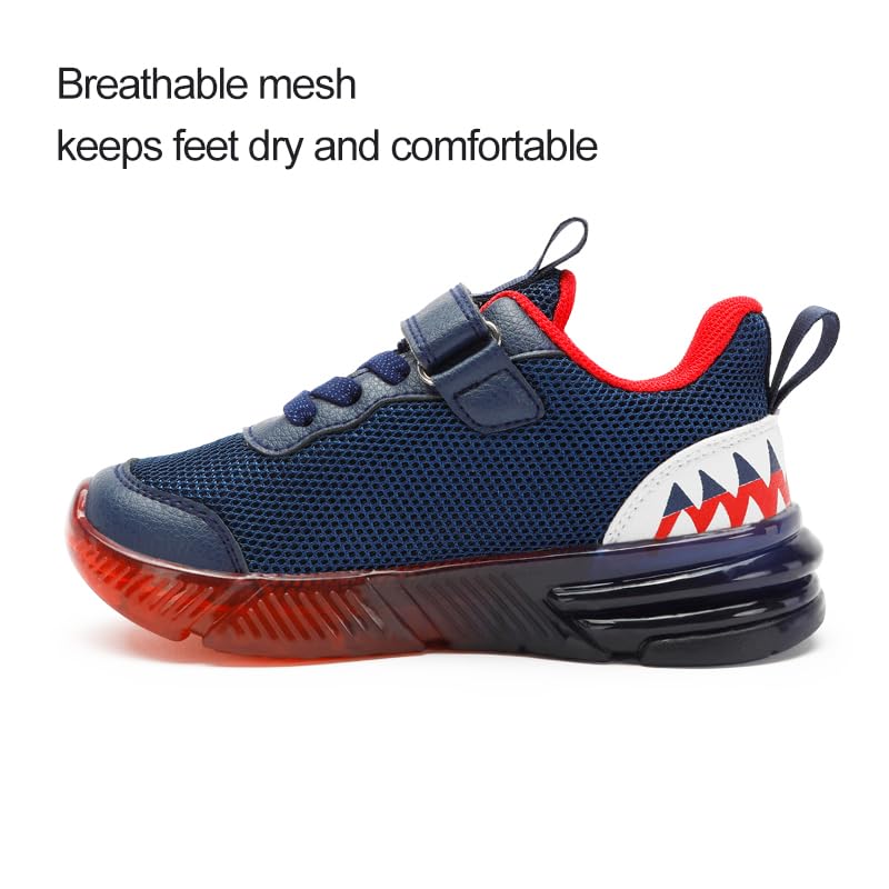 Boys Girls Dinosaur Fashion Light Up Shoes Toddler and Little Kids Sneakers3