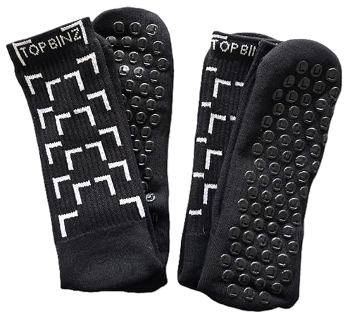 Image of Grip Soccer Socks Anti Slip Non Slip Mens Womens Athletic Socks for Soccer Futbol Footbal Basketball, 2 Pair, 4 Pair