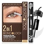 LASHVIEW LASH BOND AND SEAL CLUSTER EYELASH GLUE FOR SENSITIVE EYES, SUPER STRONG HOLD 7DAY+ DIY LASH EXTENSION GLUE, WATERPROOF, LATEX FREE