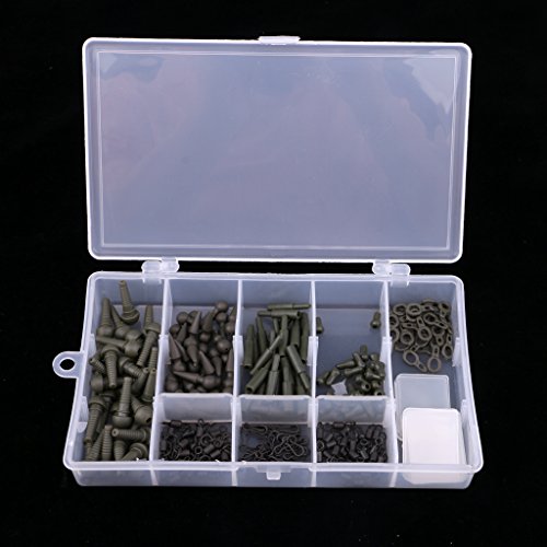 YIJU 240 Pçs Kit Equipamento de Pesca Da Carpa Equipamentos de Cabelo Caixa Combinação Acessórios Sn