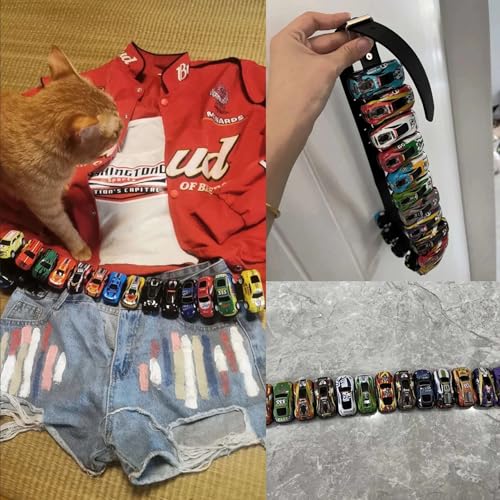 Toy Car Cute Y2k Belt Retro Vintage 2000s Fancy Belts Women Trendy Goth Accessories Emo Clothes Grunge Streetwear Y2k Accessories 6