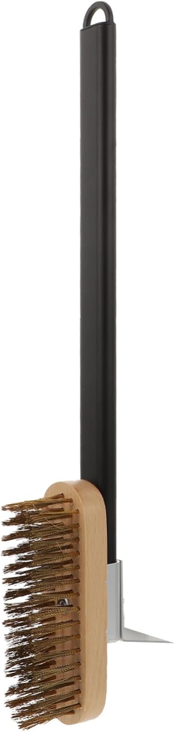 Long Stove Brush Grill Cleaner Brush Pizza Oven BBQ Cleaning Sturdy Copper Wire Delicate Cleaning Supply