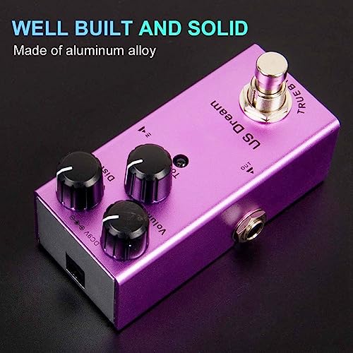 Pédale d’effet de guitare portable Distorsion Retard Chorus Tremolo Digital Overdrive - Les Beatles, Paul McCartney, John Lennon, RIngo Starr, George Harrison Pédale d'effet de guitare portable Distorsion Retard Chorus Tremolo Digital Overdrive – Image 6