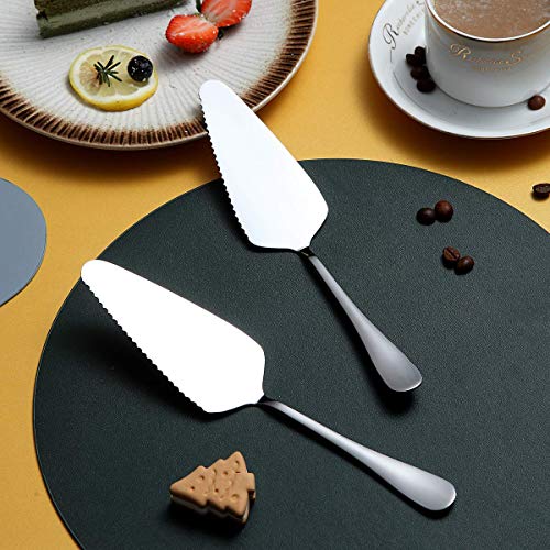 Cake Server, Kyraton Cake Cutter Pasta Pie Server, Cake Knife And Serving Set Pack of 2