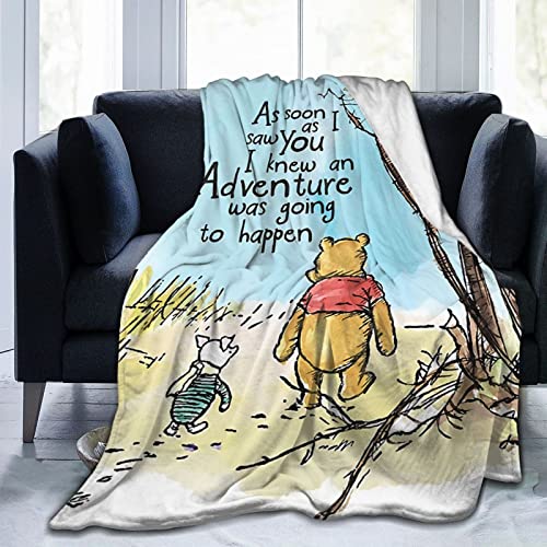 Image of Yaz Throw Blanket Toddler Baby Boys Girl Cute Bear Nursery Crib Bedding Cozy Luxury Soft Flannel Blanket Sofa Chair Bed Living Room Bedroom Adult 60''X50''