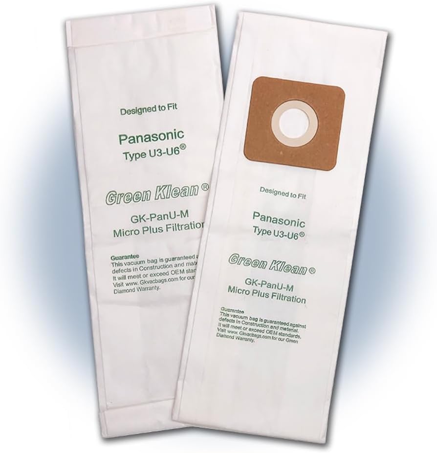 TTS Vacuum Bags Compatible with Simplicity U-3 Upright Vacuums (U-3 Equivalent) – 36 Bags (12 Packs of 3)