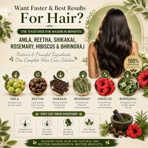 Image of Natural Soap Nut 1kg Aritha /Reetha /Ritha /Soapnuts /Poonthikottai (Sapindus Mukorossi) | Raw Dried Hair Wash Herb for Dandruff Control, Hair Growth & Smooth Shiny Hair | Chemical Free