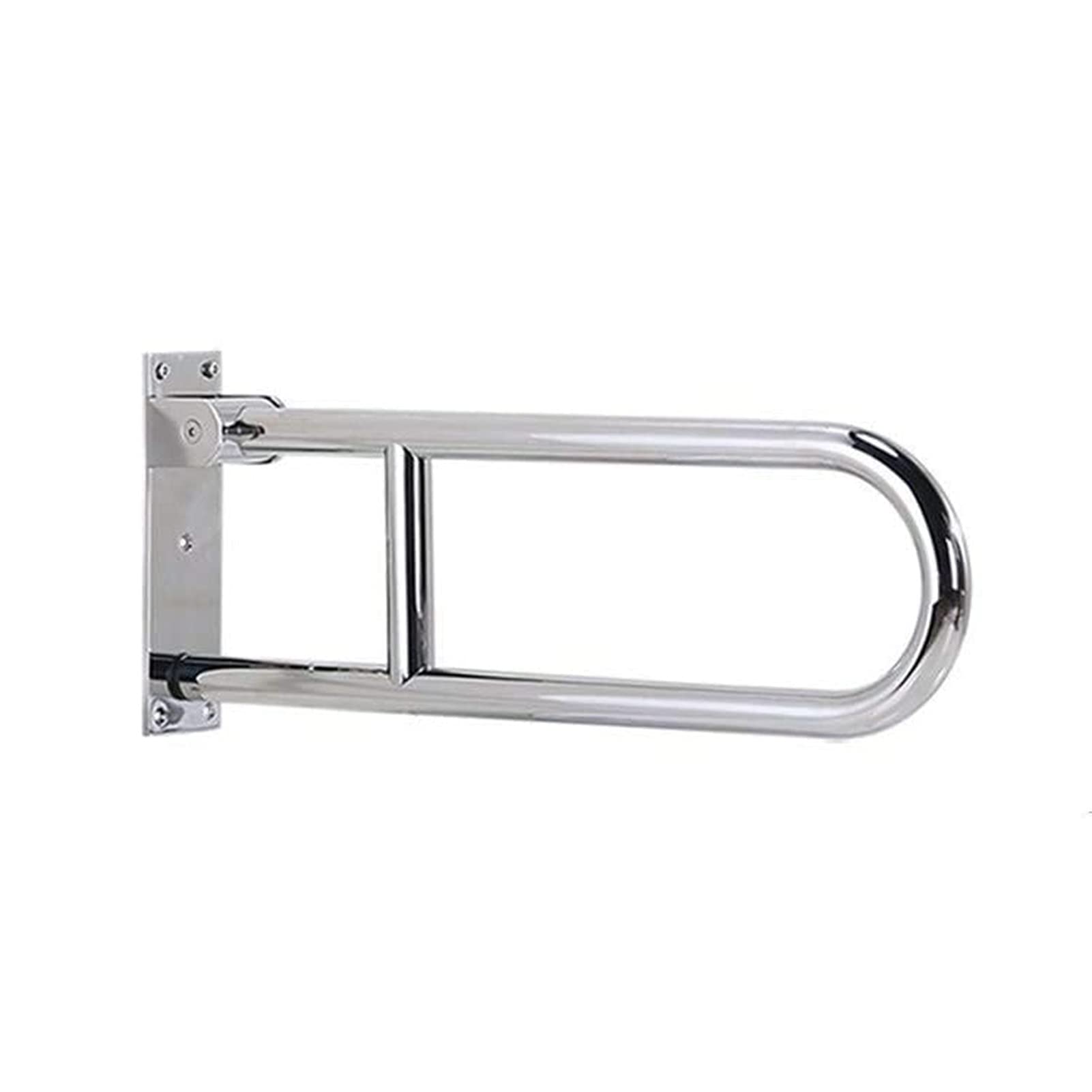 FKXSXAZ Bathroom Grab Bar, Polished Shower Safety Bar Folding Handrail Elderly Disabled Bathtub Toilet Anti-Skid Support Handle Anti-slip