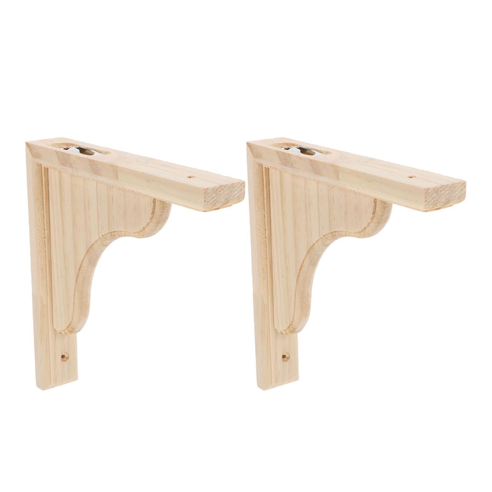 Support d'étagère flottante en bois de qualité supérieure, équerres murales minimalistes Abaodam
