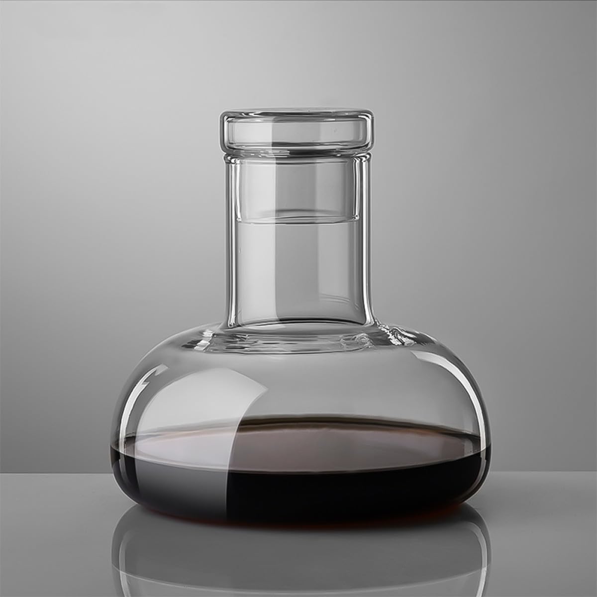 Caraffa Vino in Vetro senza Piombo 1500ml Resistente | Casa e Ufficio, Uso Acqua Fredda, Design da Tavola, Finitura Trasparente