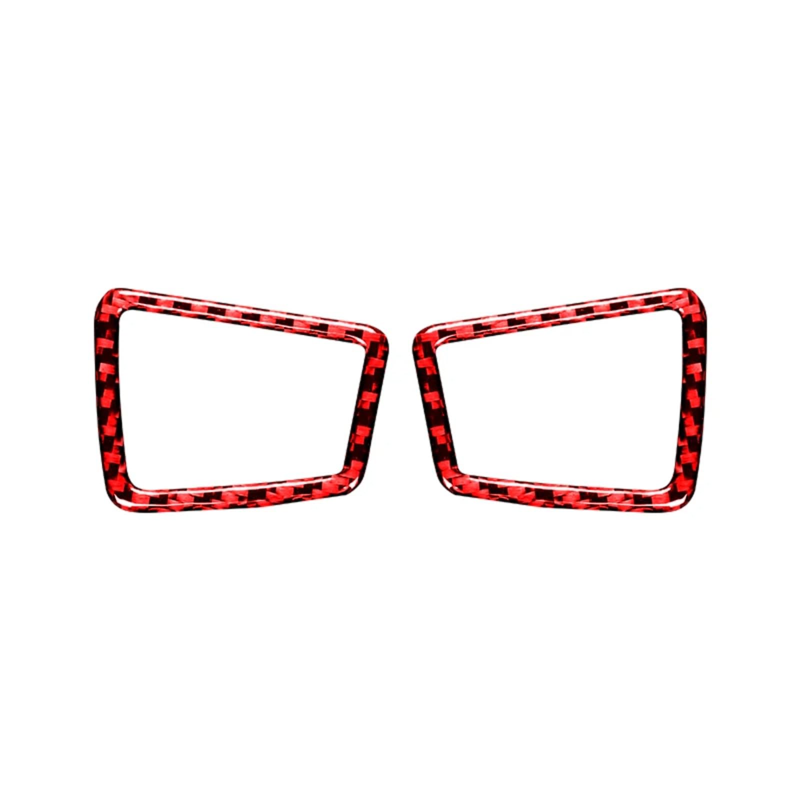 Amxaqjc Red Car Interior Moulding Trim For Explorer 2013-2019 Car Accessories Interior Car Instrument Panel Air Outlet Decoration Frame Trim Stickers(Red)