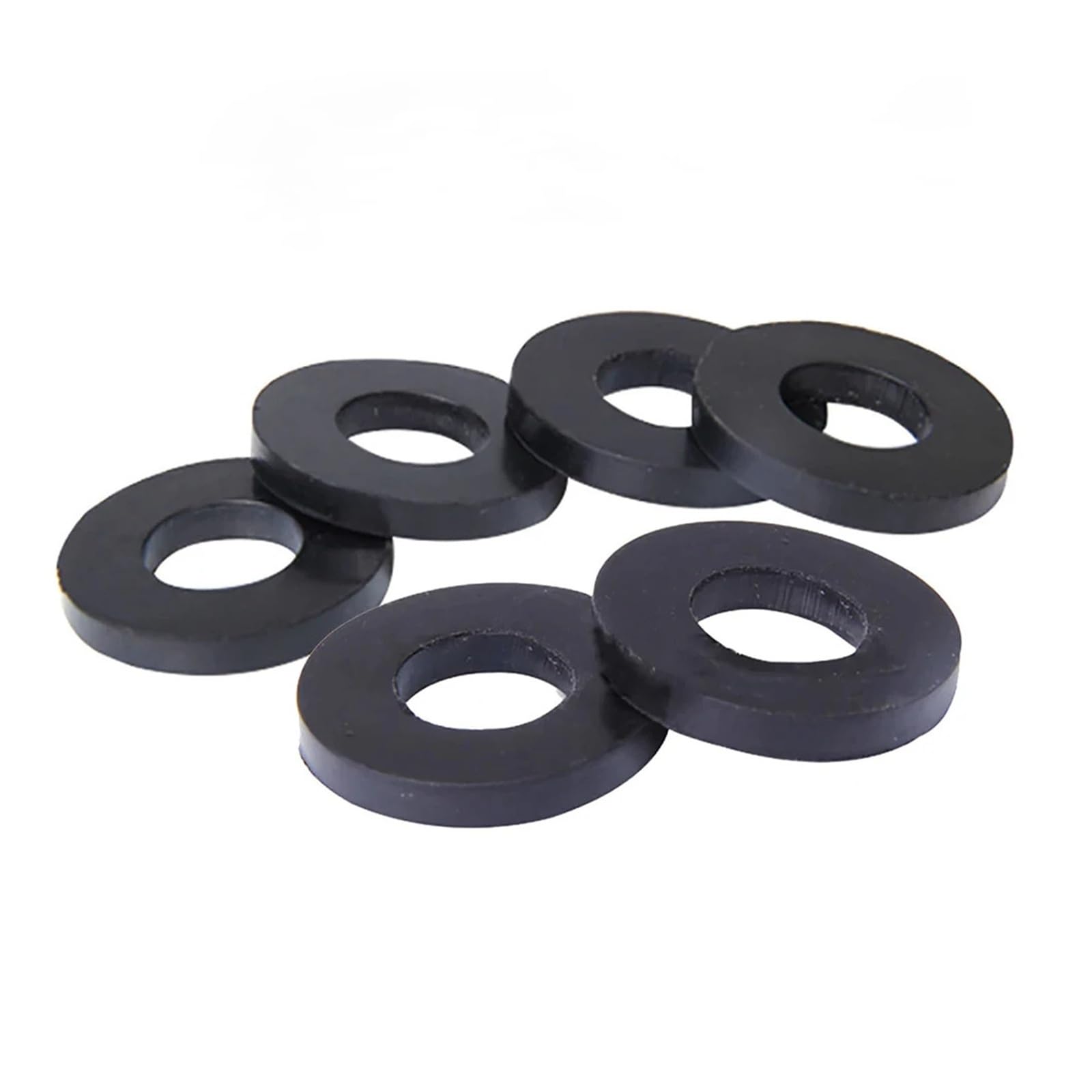 5/10/30/50/100 Stück Nitrilkautschuk-Flachdichtungen, schwarze Dichtungsscheibe, NBR, gewellter Wasserhahn-O-Ring (50 Stück, 10 x 16 x 3 mm)