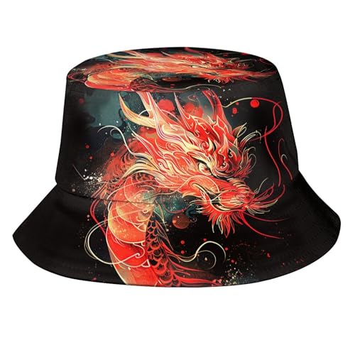 Image of Bucket Hat for Women Men, Fashion Print Outdoor Beach Hat Packable Sun Cap for Travel Hiking