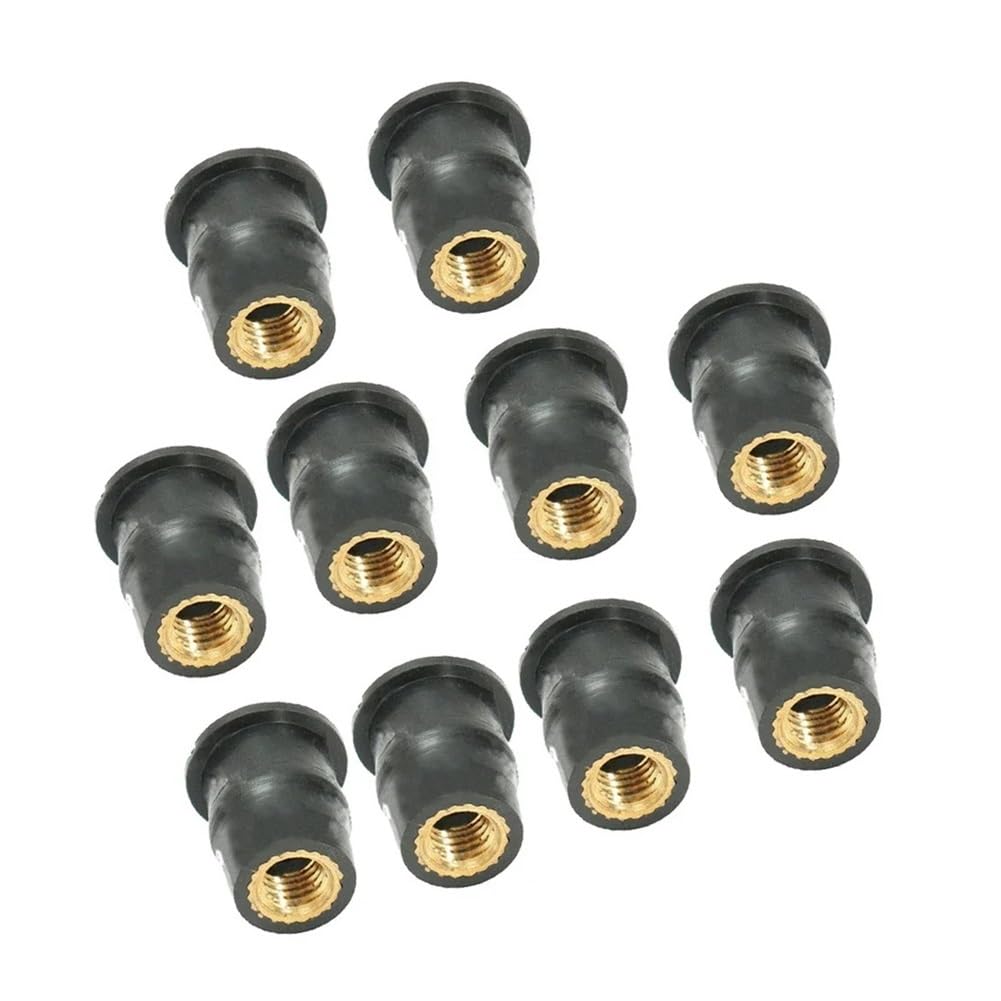 50 ÉCROUS DE Puits En Caoutchouc M5 Pare-brise Et Carénage écrous De