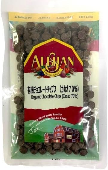Amazon.co.jp: 有機チョコレートチップス（カカオ70％）100g x2個