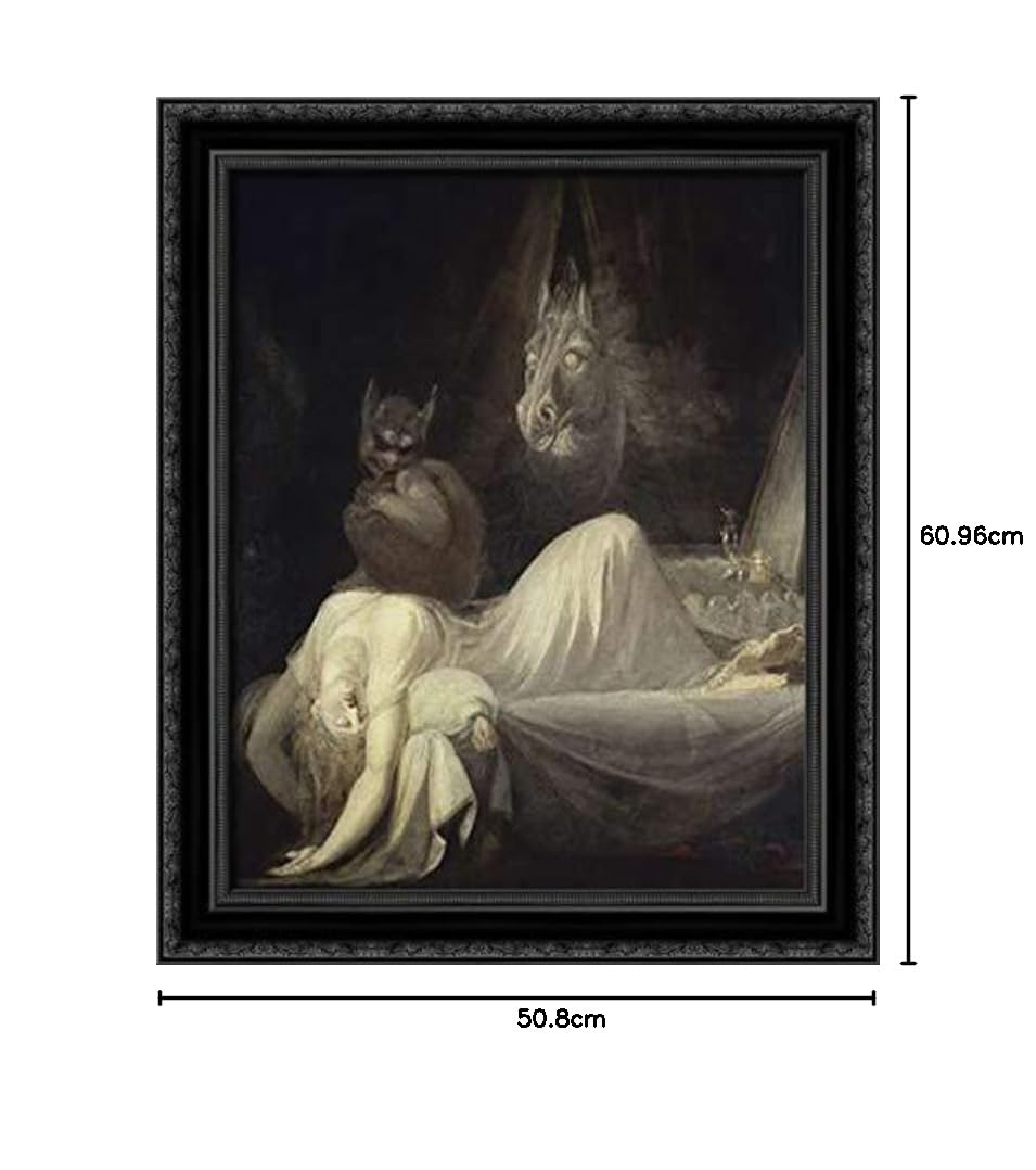 Amazon.co.jp: The Nightmare (The Incubus) 20x24 ブラック 華やかな