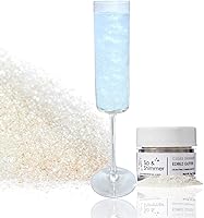 Vista 11 de Sip and Shimmer - Purpurina Comestible para Bebidas Oro Rosa para Cócteles, Vino, Champán, Cócteles sin Alcohol - Destellos para Cócteles - Grado