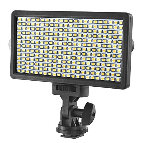 Image of Osaka Bi-Color Dimmable LED Video Light OS-LED-308 Pocket LED Slim for All DSLR Video Cameras YouTube Video tiktok Photography Shooting with AC Adapter