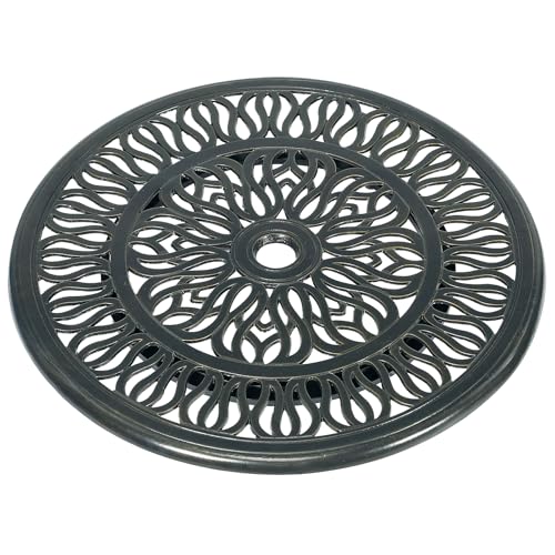 VIVIJASON 24 Cast Aluminum Lazy Susan Turntable