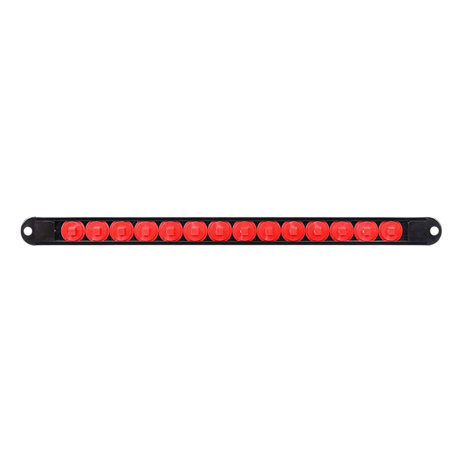 Woedpez 1 4Inch Red 360 Degree Rotation Socket Organization 1/4 3/8 1 / 2Inch Clip Holder Sliding Stand Sleeve Rack Organization Rack