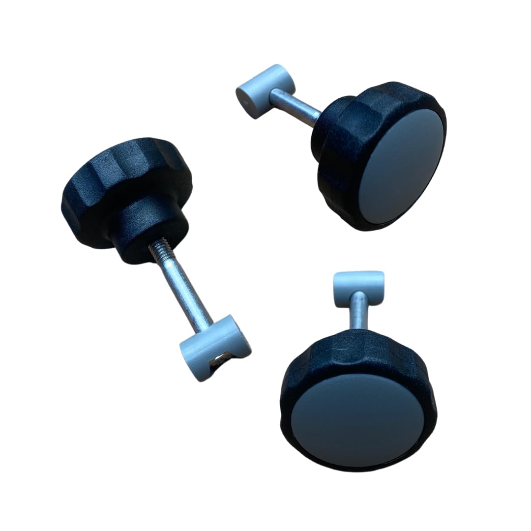Filter Foams Lid Fasteners Compatible with Fluval FX2/FX4/FX6 Filters, 3-Pack Grey & Black