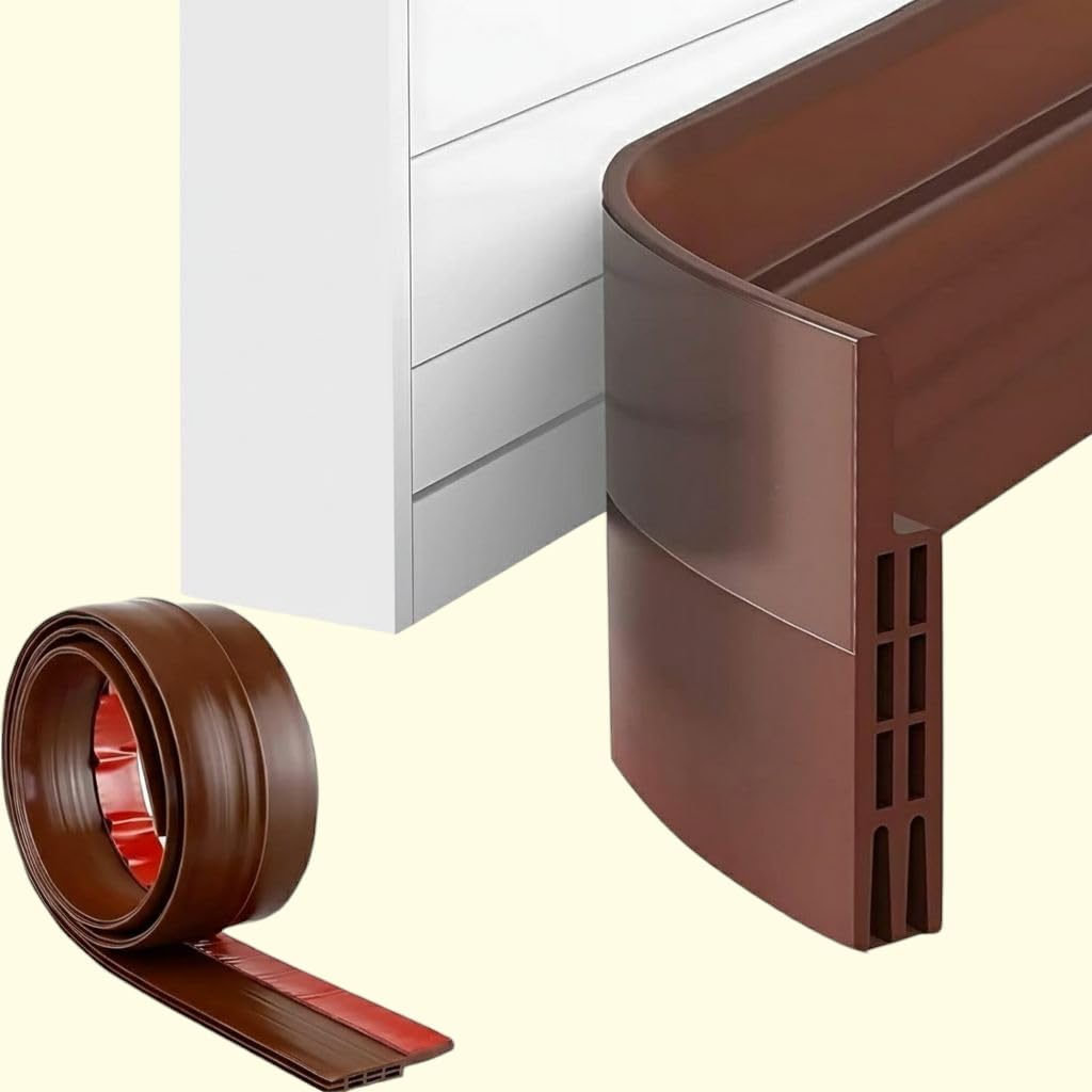 Door Gap Seal Strip Draft Stopper Noise Reduction Dust Insulation | Soundproof Door Bottom Weatherstrip Stopper Bug and Draft Protector-image-27