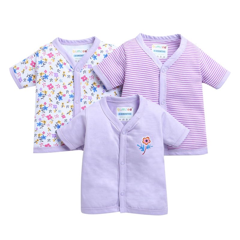 BUMZEE Baby Girls Jablas Pack of 3