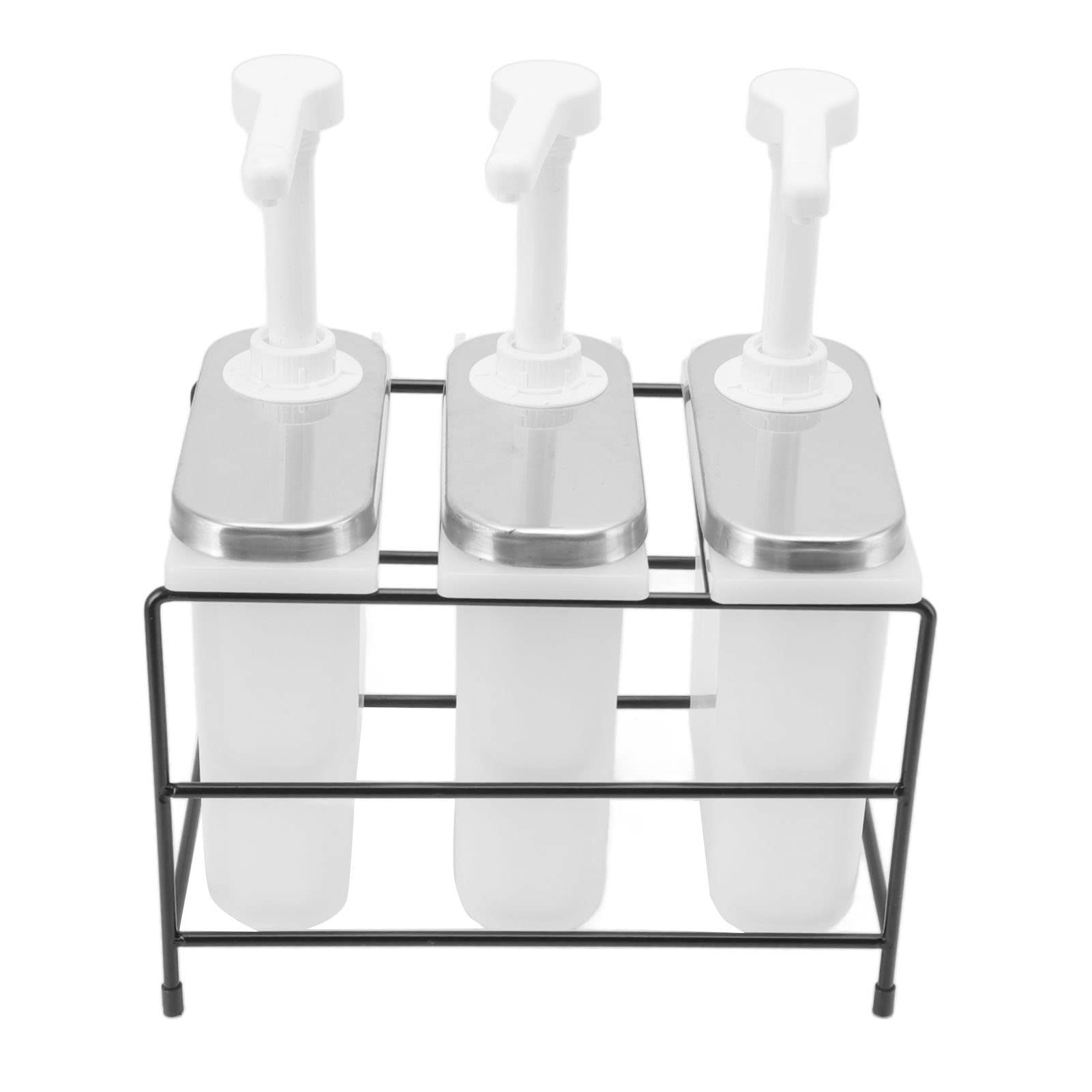 Dispenser per Condimenti Efficiente Dispenser per Sciroppi in Acciaio Inossidabile per la Domestica per Salse Pressate a Mano in Acciaio Inossidabile per Ketchup, Condimenti per Insalata,