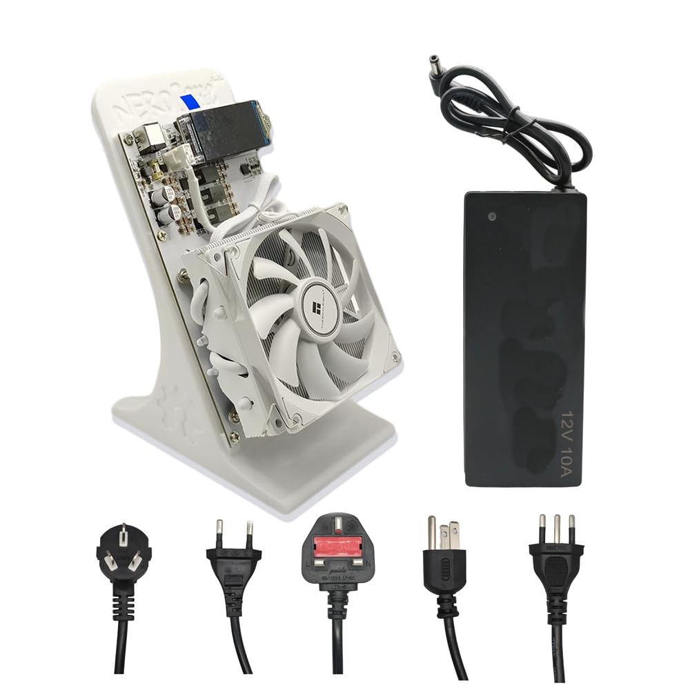 new NerdQaxe++ 4.8TH/s, Minerador de Bitcoin 4 peças, chip ASIC BM1370 Solo  BTC 15J/Th, consumo de energia de 70W, WiFi 2.4G, máquina de mineração de  BTC de código aberto | Amazon.com.br