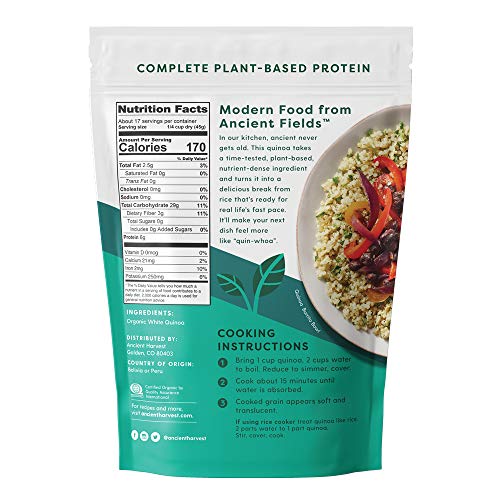 ANCIENT HARVEST Quinoa Og2, Trdtionl whit 27 Ounce (Pack Of 6),, - Thumbnail 2
