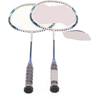 Juego de 2 Raquetas de Bádminton Profesionales de Fibra de Carbono Ultraligeras, 22 Libras, con Bolsa, para Entrenamiento Deportivo Principiante, Modelo SG8048
