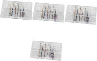 minkissy 24 Pçs Unha Polonês Ferramenta Acessórios Para Unhas Kit De Gel De Limpeza De Manicura Brocas De Pedicure Cabeça De Broca De Unha Broca De Manicure Brocas De Manicure Suprimentos