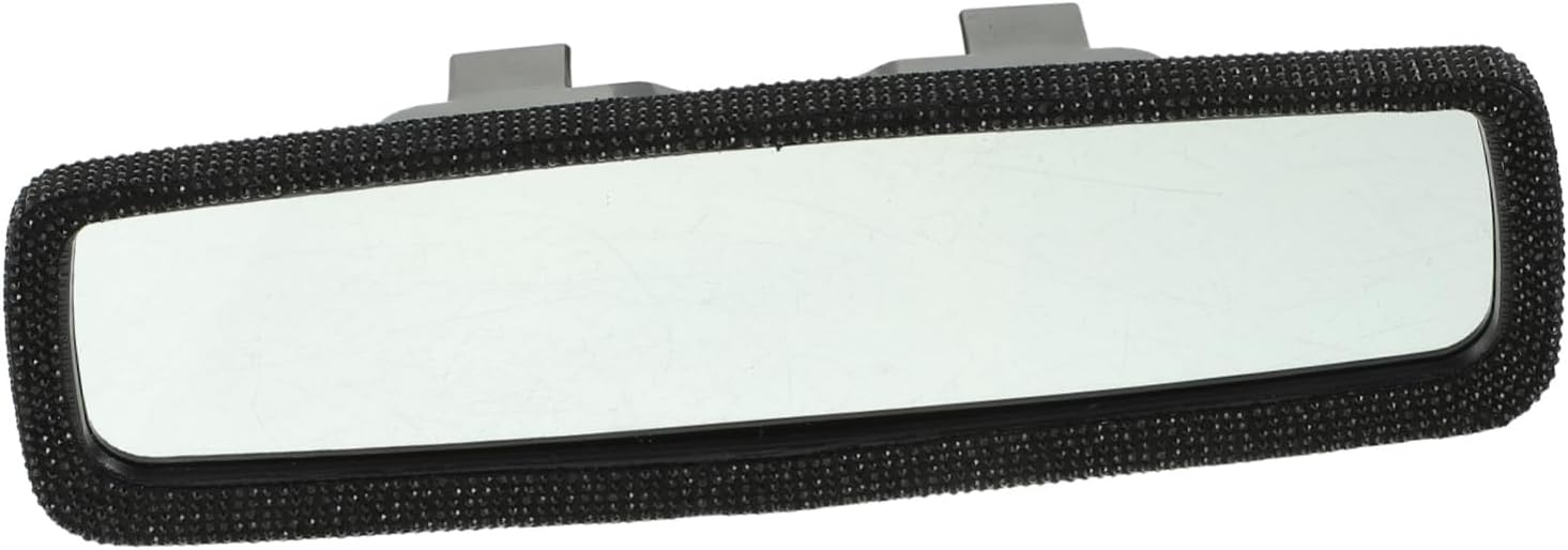 Zerodeko Rhinestone Car Rearview Mirror Interior Rearview Mirror Wide-angle View Rhinestone Design for Cars Suvs and Trucks