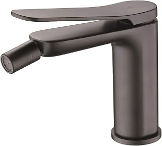 Mice - Grifo monomando de Bidet, Griferia WC, Agua fria/caliente - Grifo higienico - Serie Dinamarca Color Negro Mate - BDR031-2NG