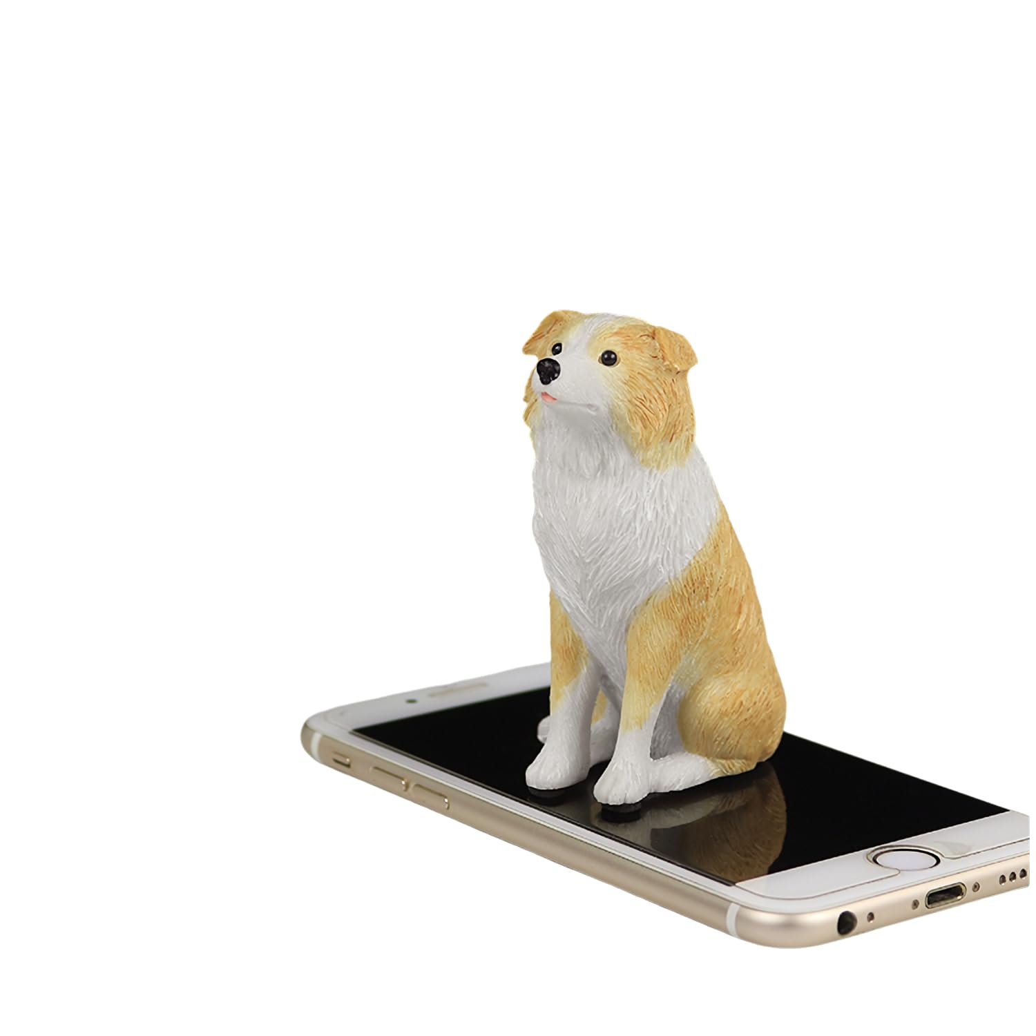 ボーダーコリー　貯金箱　置物 Amazon.co.jp: ボーダーコリーの置物 - 小さな樹脂犬の像、メモリアル