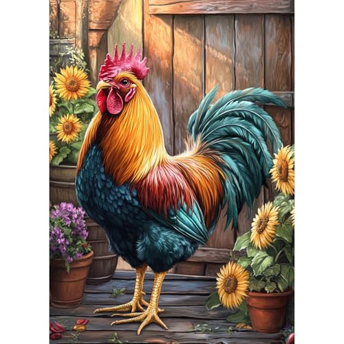 Broderie diamant débutant anti-stress kit peinture diamant poulet