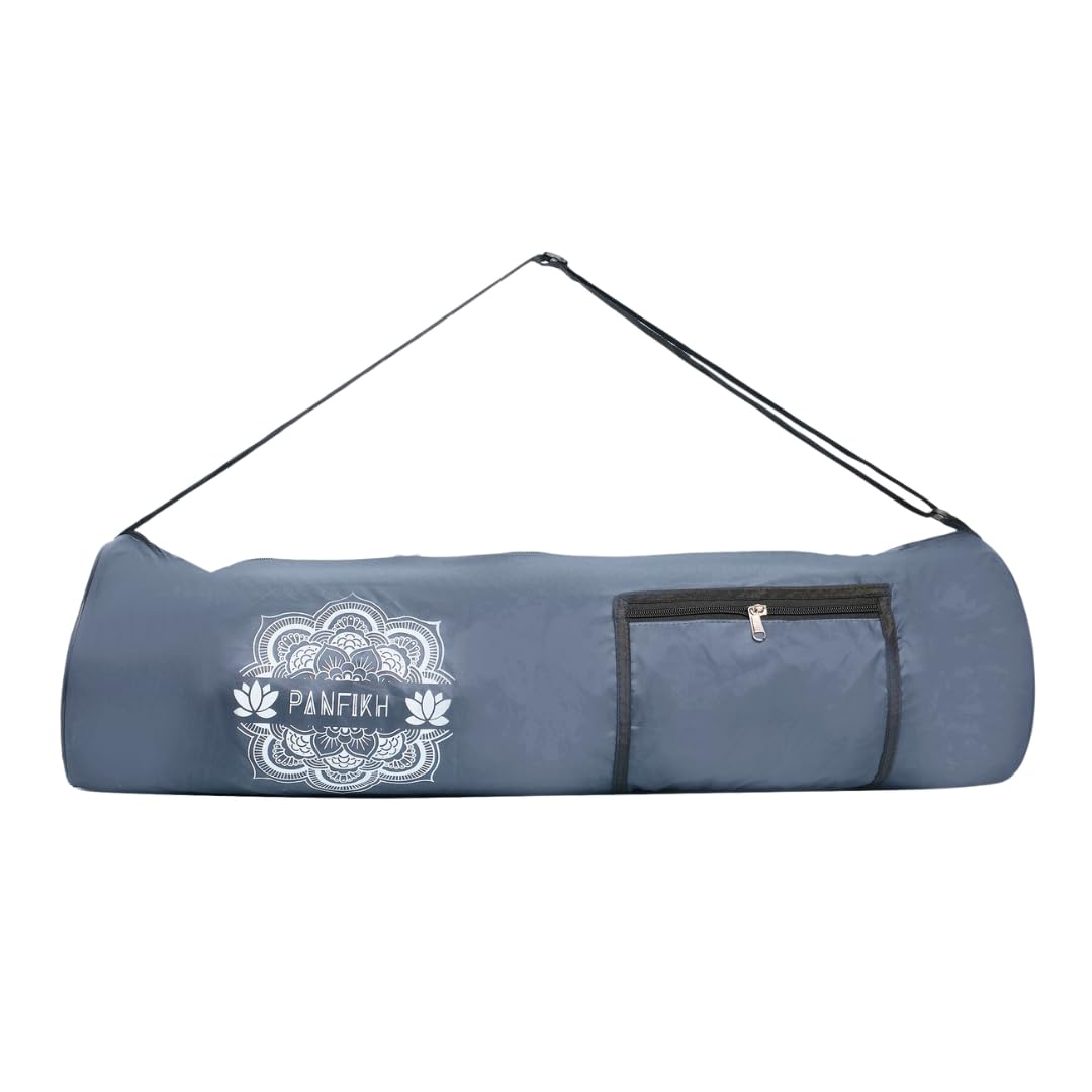 PANFIKH Yoga Mat Bag Holder - Waterproof Yoga Mat Cover Bag with Adjustable Shoulder Strap - Suitable for Yoga mat up to 10mm (Black) (Grey) (B0DGXVRRPG) Amazon Price History, Amazon Price Tracker