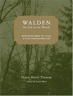 Capa do livro Walden Or, Life in the Woods: Bold-Faced Ideas for Living a Truly Transcendent Life