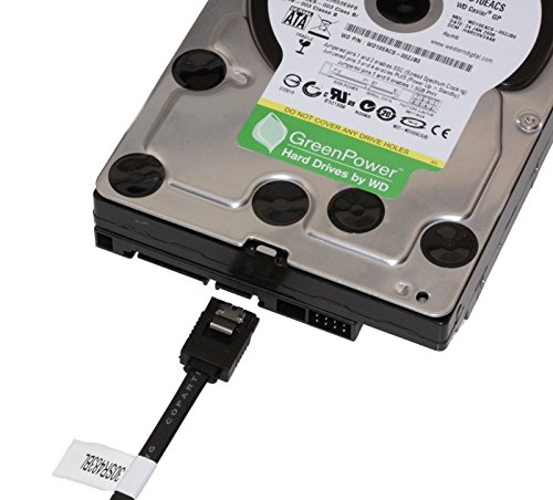 Cable SATA III negro de 39 pulgadas con pestillo miniatura 2