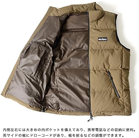ワイルドシングス Wild Things Nome Down Vest ダウンベスト Wtn L Cacao ベスト 通販 Amazon