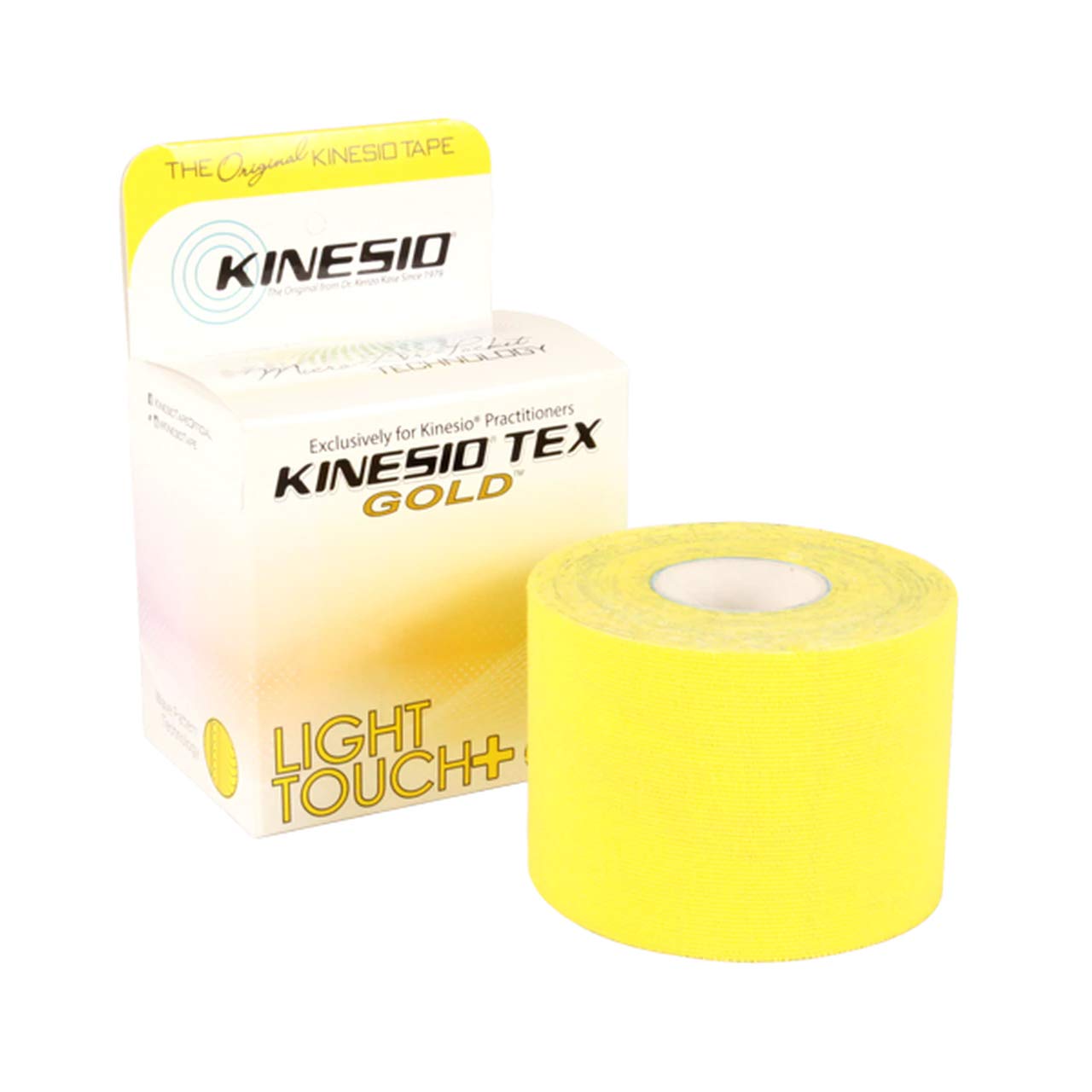 Kinesio Cinta de kinesiología Tex Gold Light Touch: 2 in. x 16.5 ft. (Amarillo Pastel)