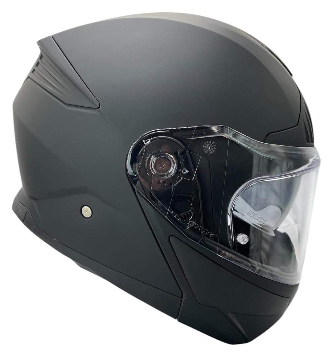 SMK Gullwing Helm, Mattschwarz, Modular SV