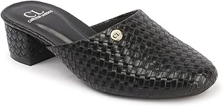carlton london Women Stylish Slipon Casual Wear, Party and Formal Wear Mule with Block Heels-picture-39