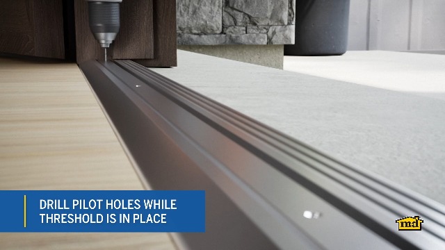 モアリ M-D 36-in x 3.75-in Aluminum Door Threshold (Install with Screws