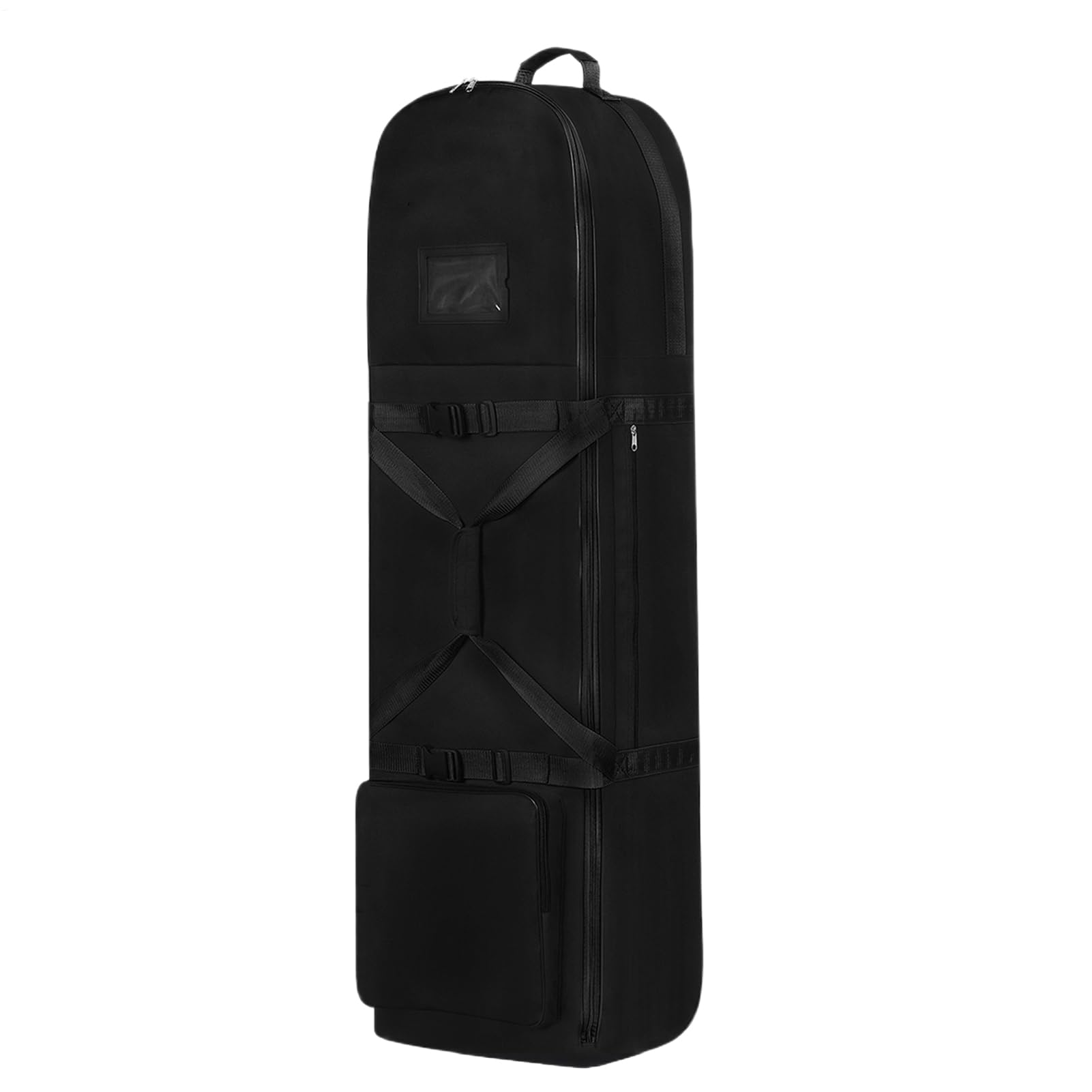 Bolsa de viaje de golf – Portaequipajes acolchados para palos de avión, equipaje resistente al agua con ruedas suaves, funda de protección plegable de lados suaves, ideal para viajes en avión